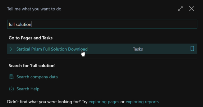 Prism for AL Search Full Solution Download page