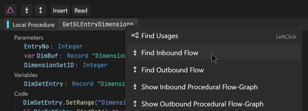 Prism for AL: Invoke Find Inbound Flow