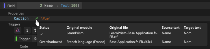 Prism for AL: Translations applied