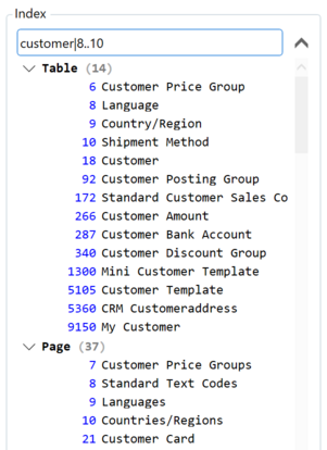 Prism for C/AL: Searching objects with familar search syntax